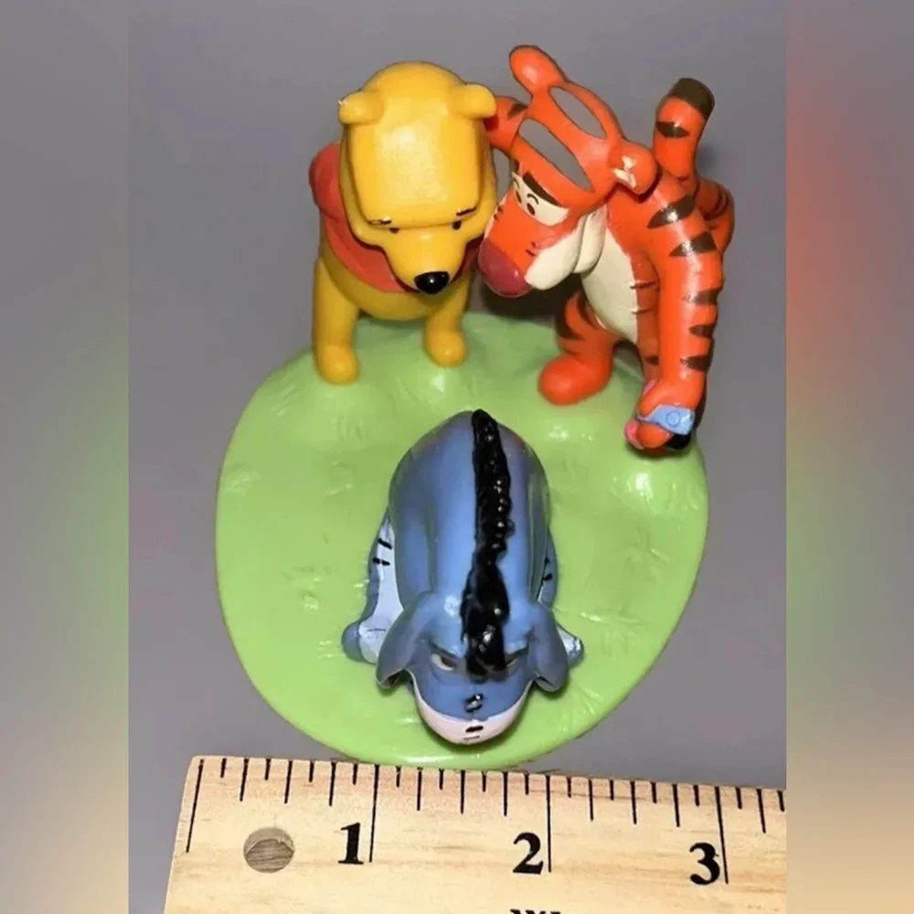 WINNIE THE POOH, TIGGER , EEYORE FIGURINE CAKE TOPPER PARTY SUPPLIES DECOR